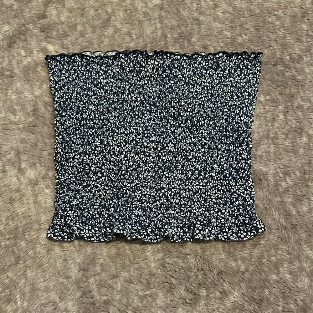 Floral Smocked Tube Top
